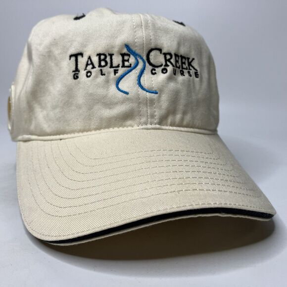 Table Creek Golf Course Nebraska City Baseball Cap Hat Strapback Ball Marker - Picture 1 of 11